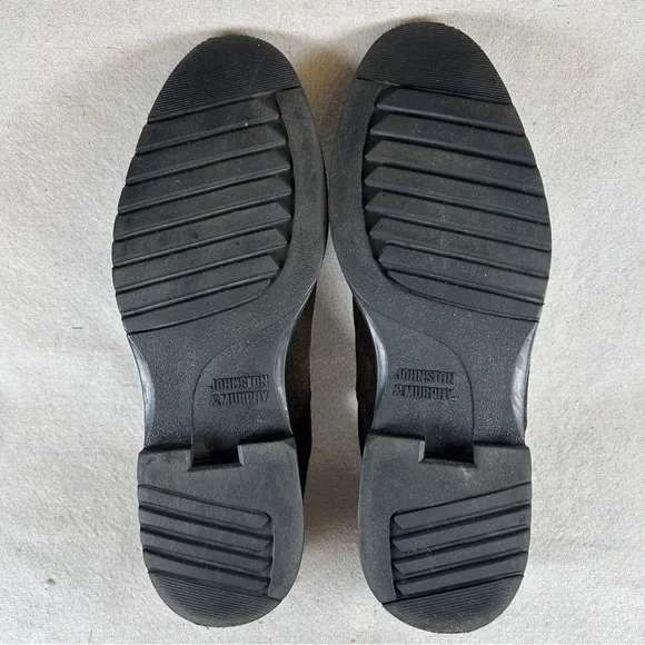 Johnston & Murphy Men’s 13M Dark Brown 'Hartley' Suede Chelsea Boots - Picture 11 of 12